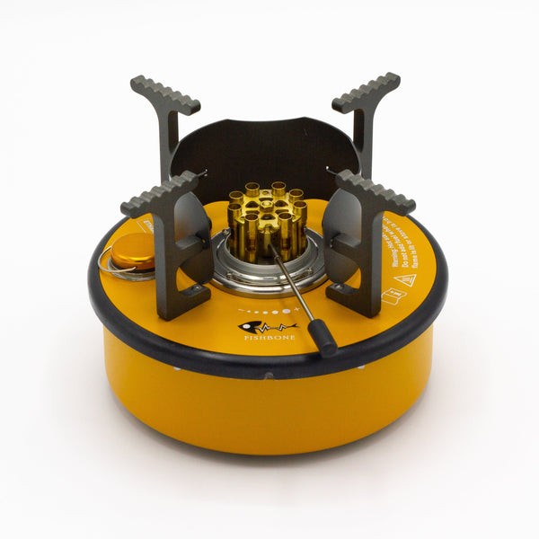 アルコールストーブ Fishbone FB-02E ペアイエロー