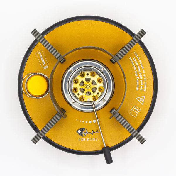 알코올 스토브 Fishbone FB-02E 페아 옐로우