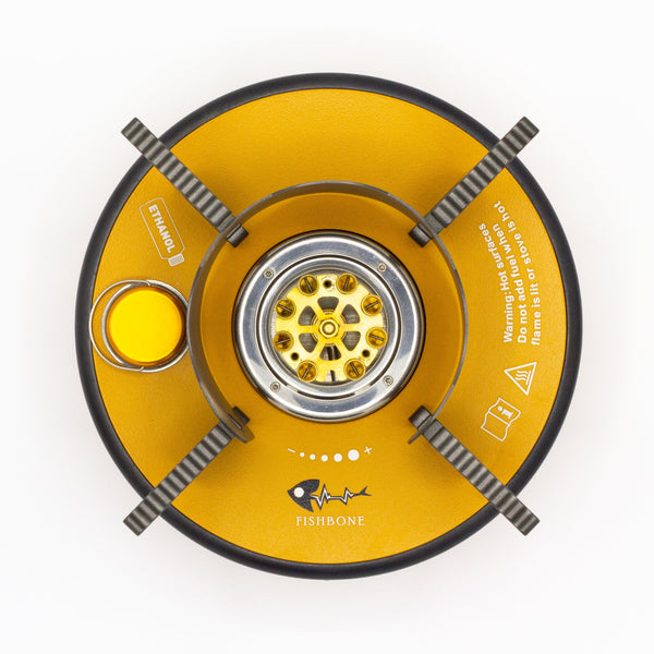 알코올 스토브 Fishbone FB-02E 페아 옐로우